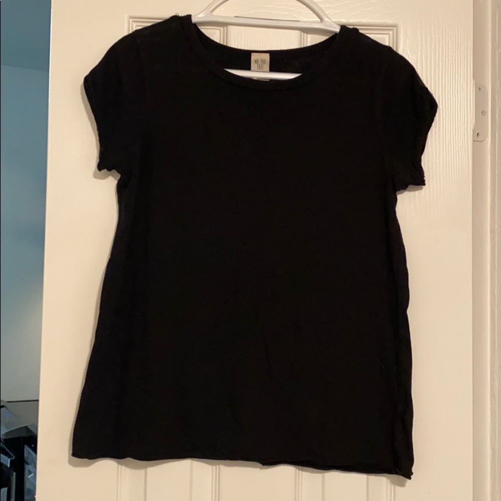 Free People Black T-shirt